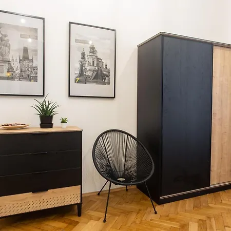 Daire Spacious Near The River Prag